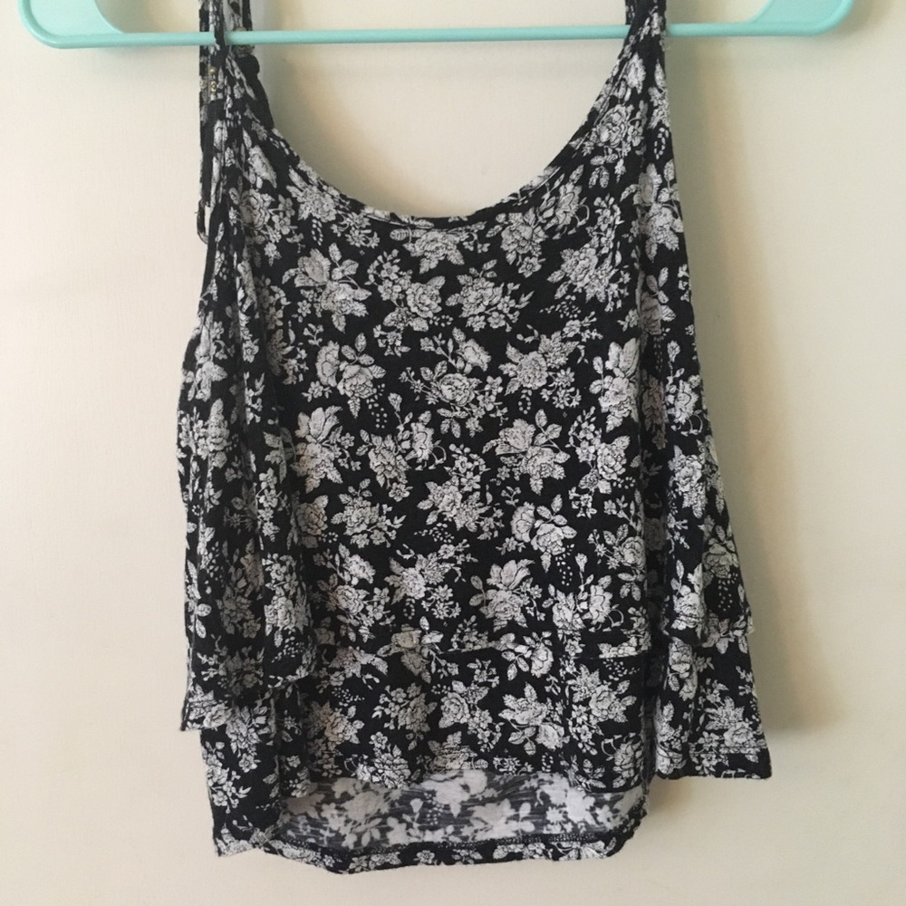 Flowy flower tank top